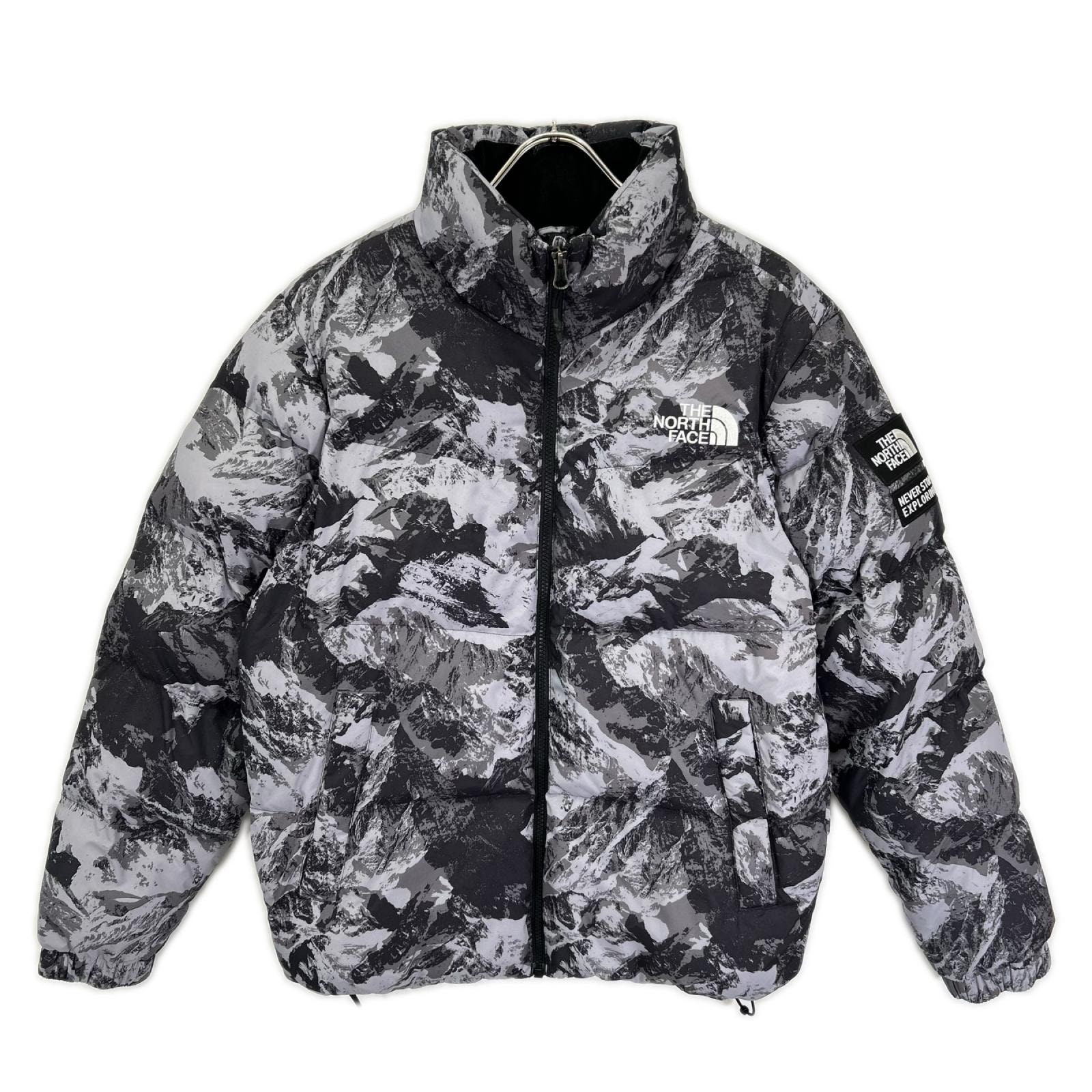 ノースフェイス NJ3NN63A 海外限定 マウンテン柄 NOVELTY ASPEN EX ON BALL JACKET/ダウンジャケット S