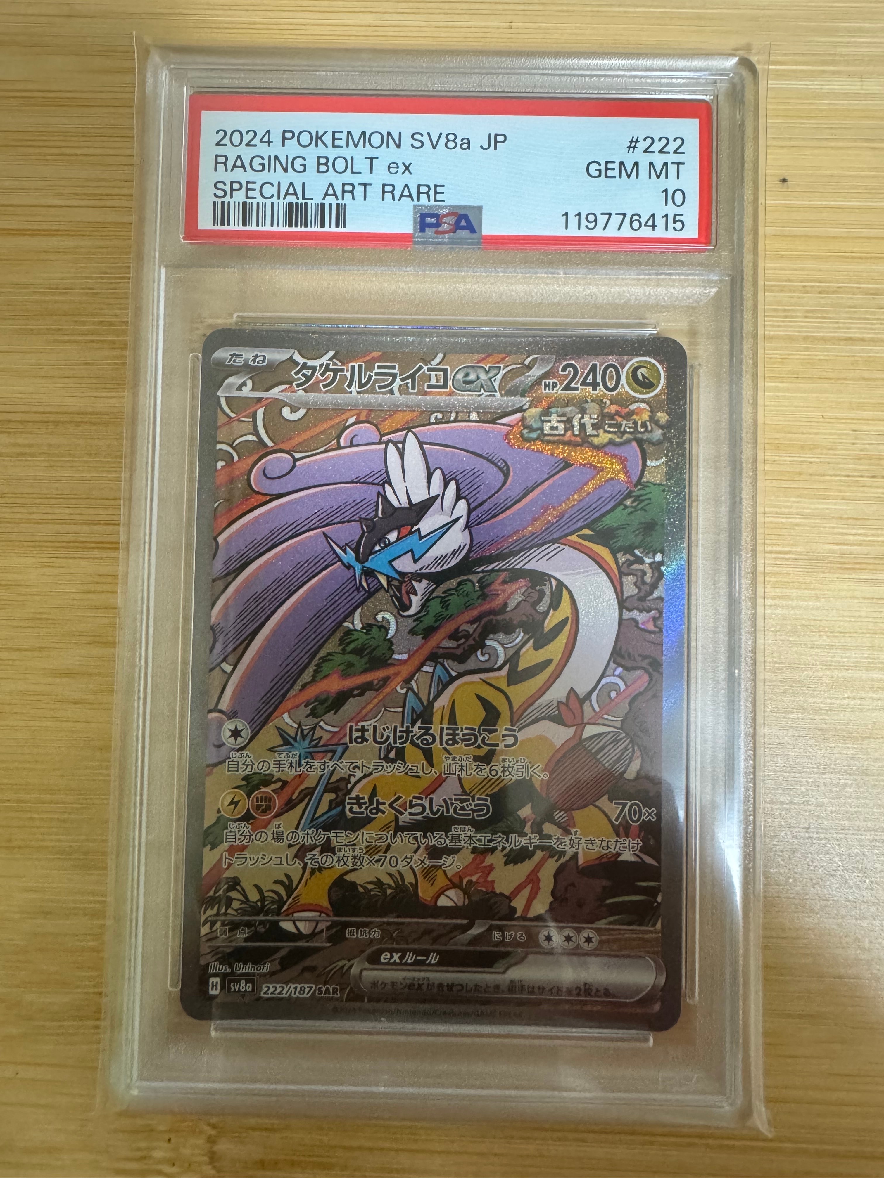 タケルライコex SAR [SV8a 222/187](ハイクラスパック「テラスタルフェスex」)