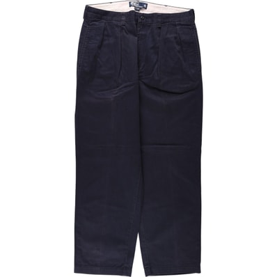 古着 ラルフローレン Ralph Lauren POLO by Ralph Lauren ANDREW PANT ツータック チノパンツ メンズw34相当/eaa666951