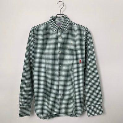 WTAPS Check Shirt Windpane Green