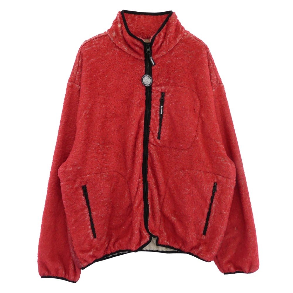 Supreme シュプリーム ジャケット 24AW Kate Moss Fleece Jacket  ケイト モス フリース ジャケット レッド系 L【極上美品】【中古】