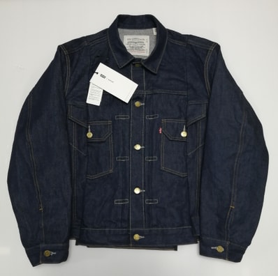 sacai x LEVI'S Men's Denim Jacket "Indigo" 25-03708M / 0035I-0000