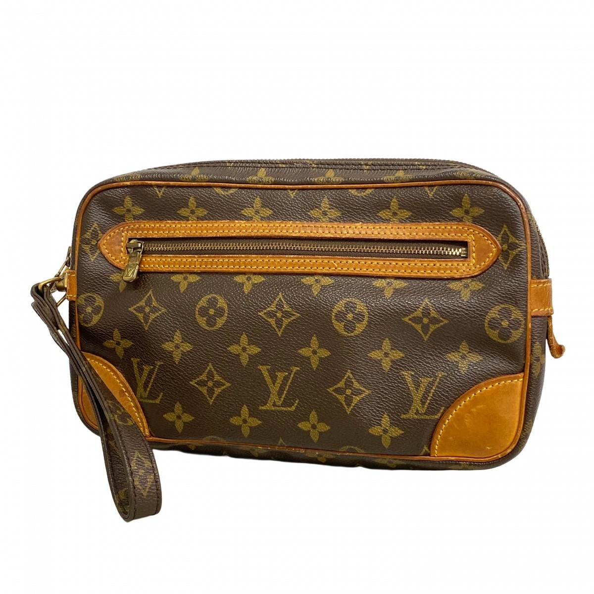 ★SALE【6dc2314】ルイヴィトン クラッチバッグ モノグラム マルリードラゴンヌGM M51825 ブラウン【中古】メンズ