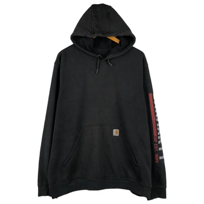 古着 カーハート Carhartt ORIGINAL FIT スウェットプルオーバーパーカー メンズL相当/eaa459467