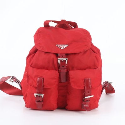 ■美品 プラダ テスート ナイロントライアングルロゴリュックサック