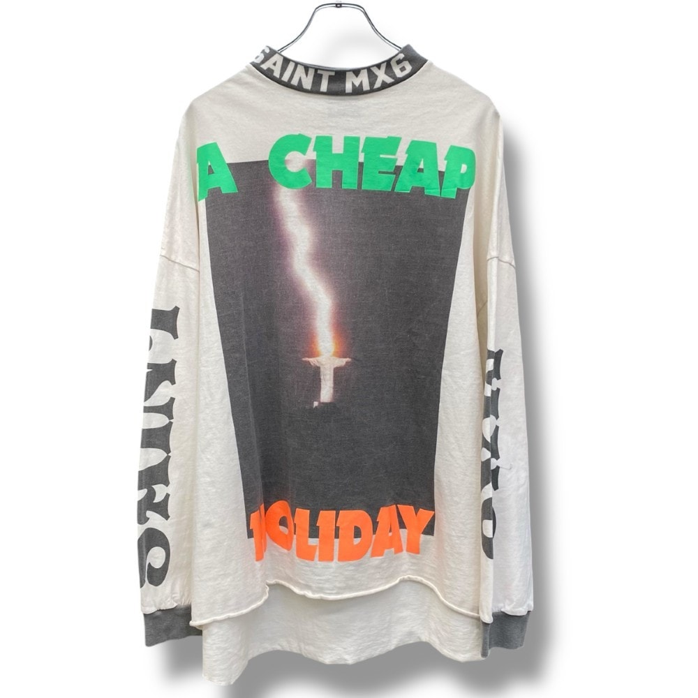 Saint Mxxxxxx LS Tee/A Cheap Holiday "White"