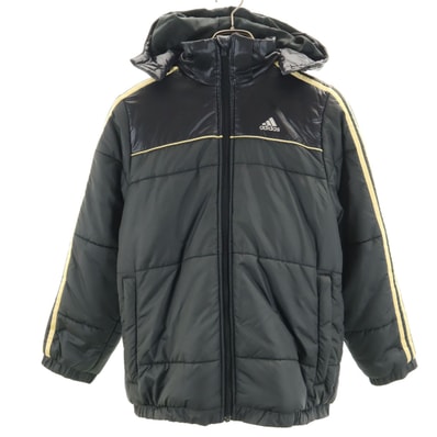 adidas アディダス 中綿ジャケット 160 ブラック