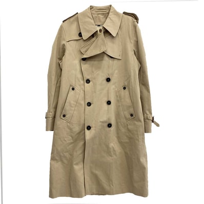 HYSTERIC GLAMOUR ヒステリックグラマー トレンチコート 06201AC01 THEE HYSTERIC XXX × CORBY’S 英国製 裏地チェッカー トレンチコート ブラウン系 M【中古】