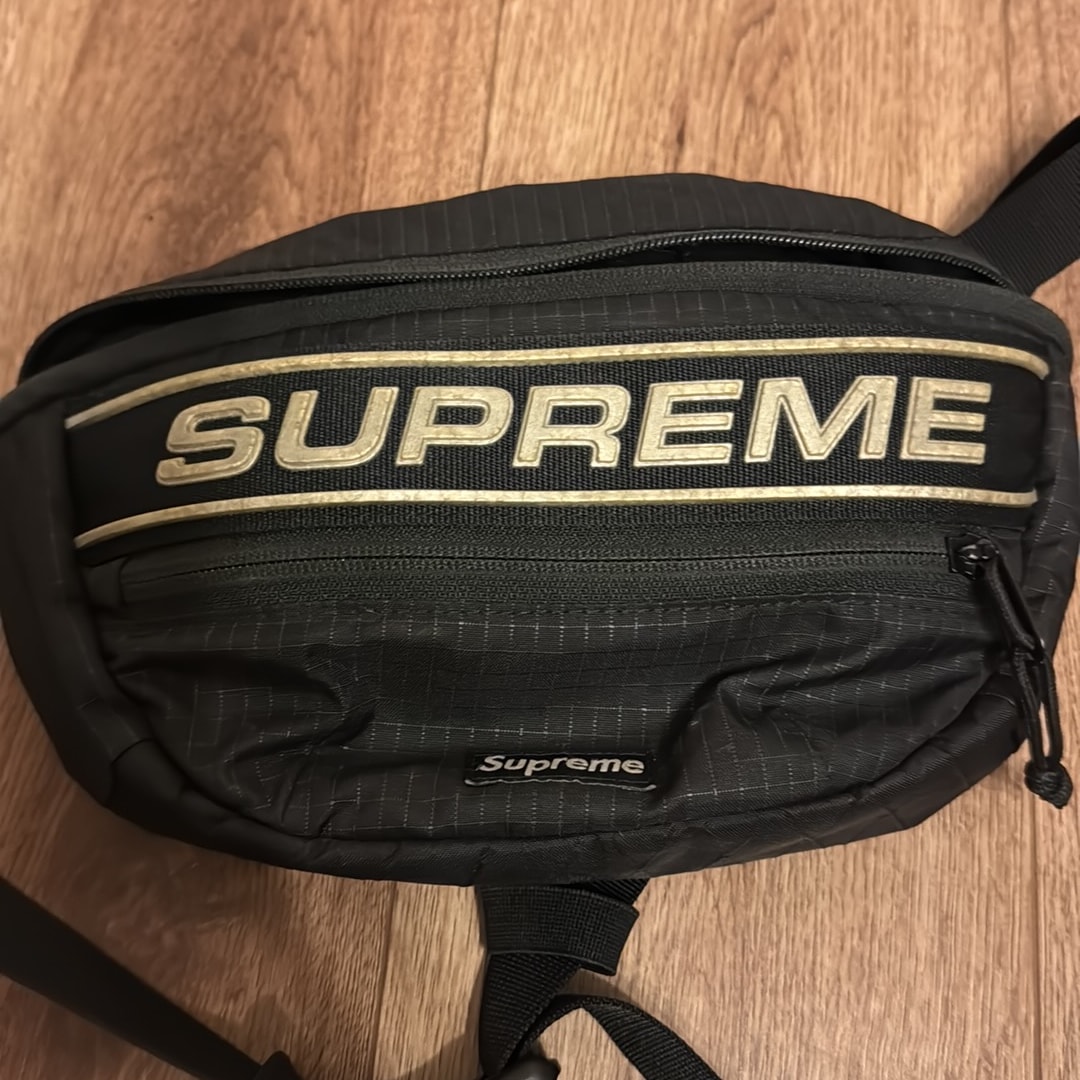 Supreme Waist Bag 2023FW "Black"
