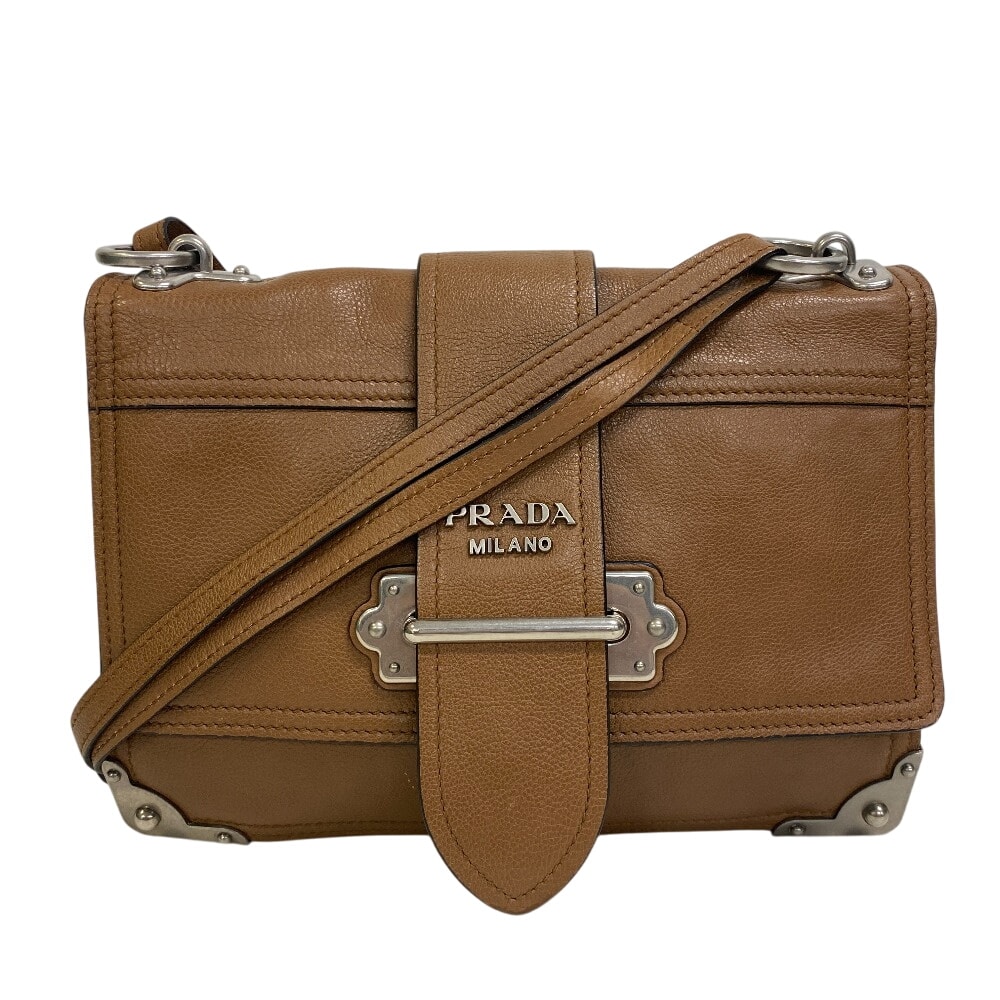 プラダ PRADA ショルダーバッグ 2way 1BD095 ブラウン プラダ PRADA ショルダーバッグ 2way 1BD095 ブラウン