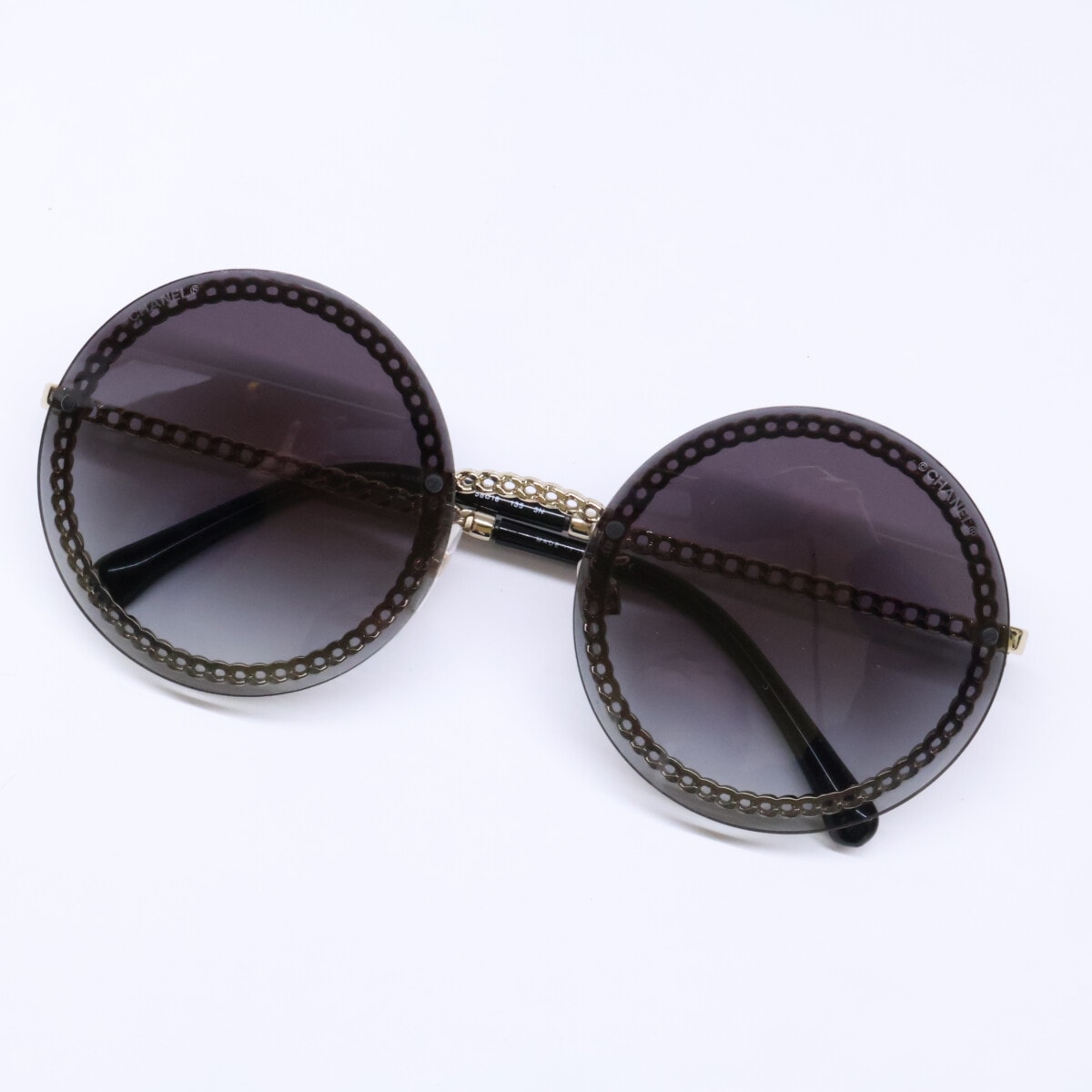 シャネル 4245 c.125/S6 チェーンデザイン ラウンド 58□18 135