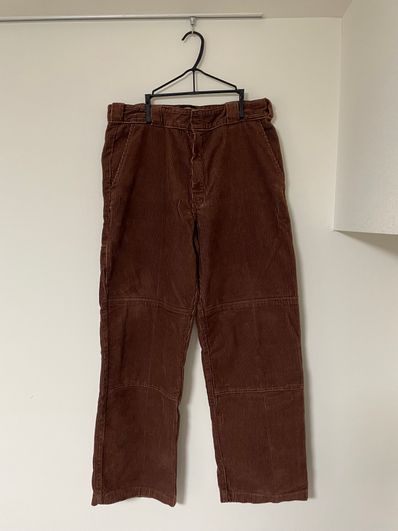 Supreme x Dickies Double Knee Corduroy Work Pant "Brown"