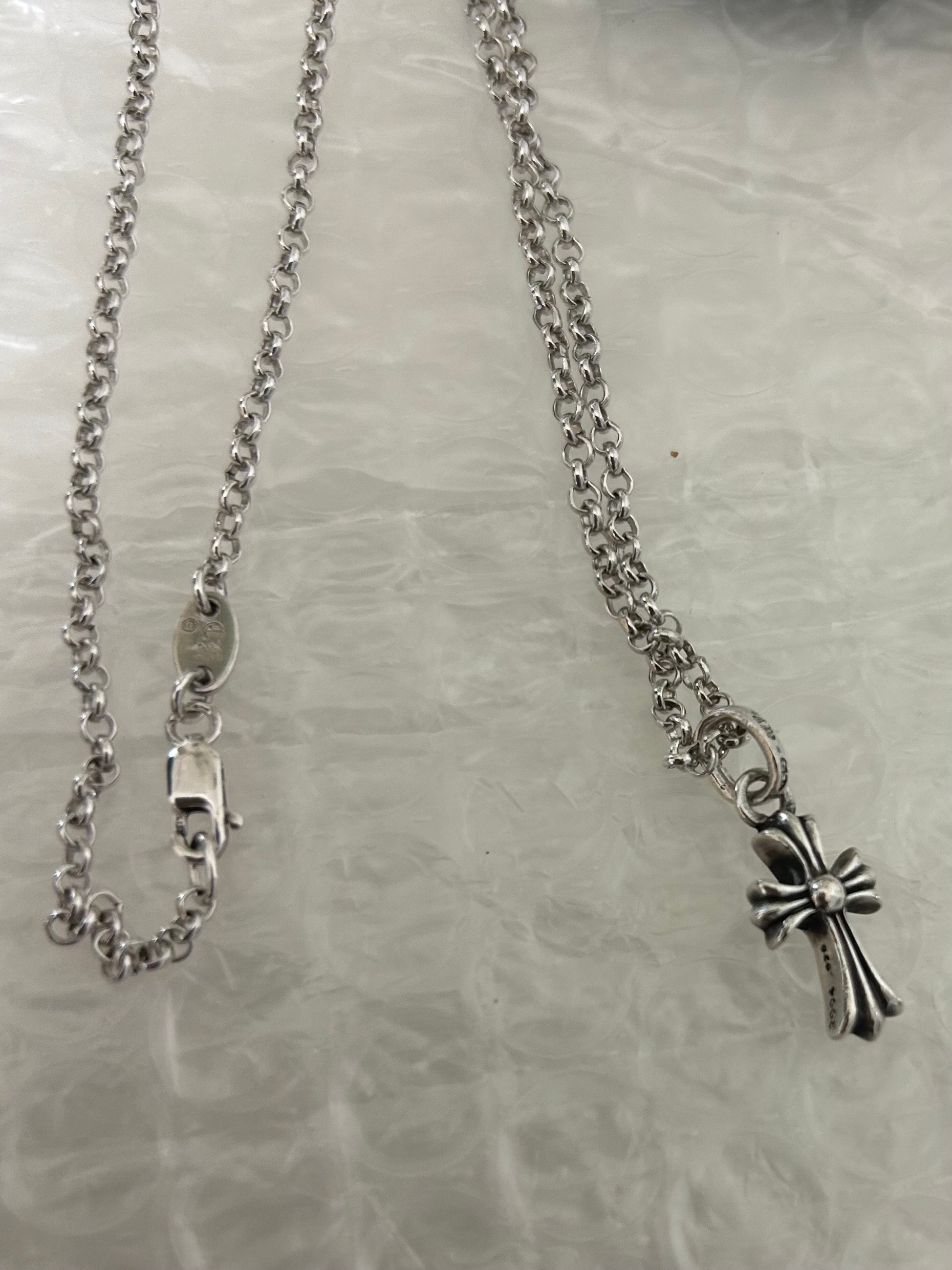 Chrome Hearts CH Cross Baby Fat Charm "Silver"