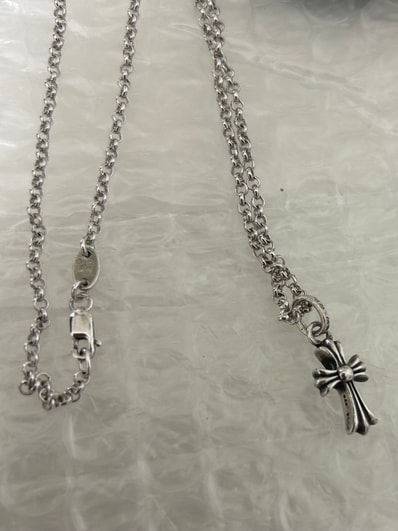 Chrome Hearts CH Cross Baby Fat Charm "Silver"