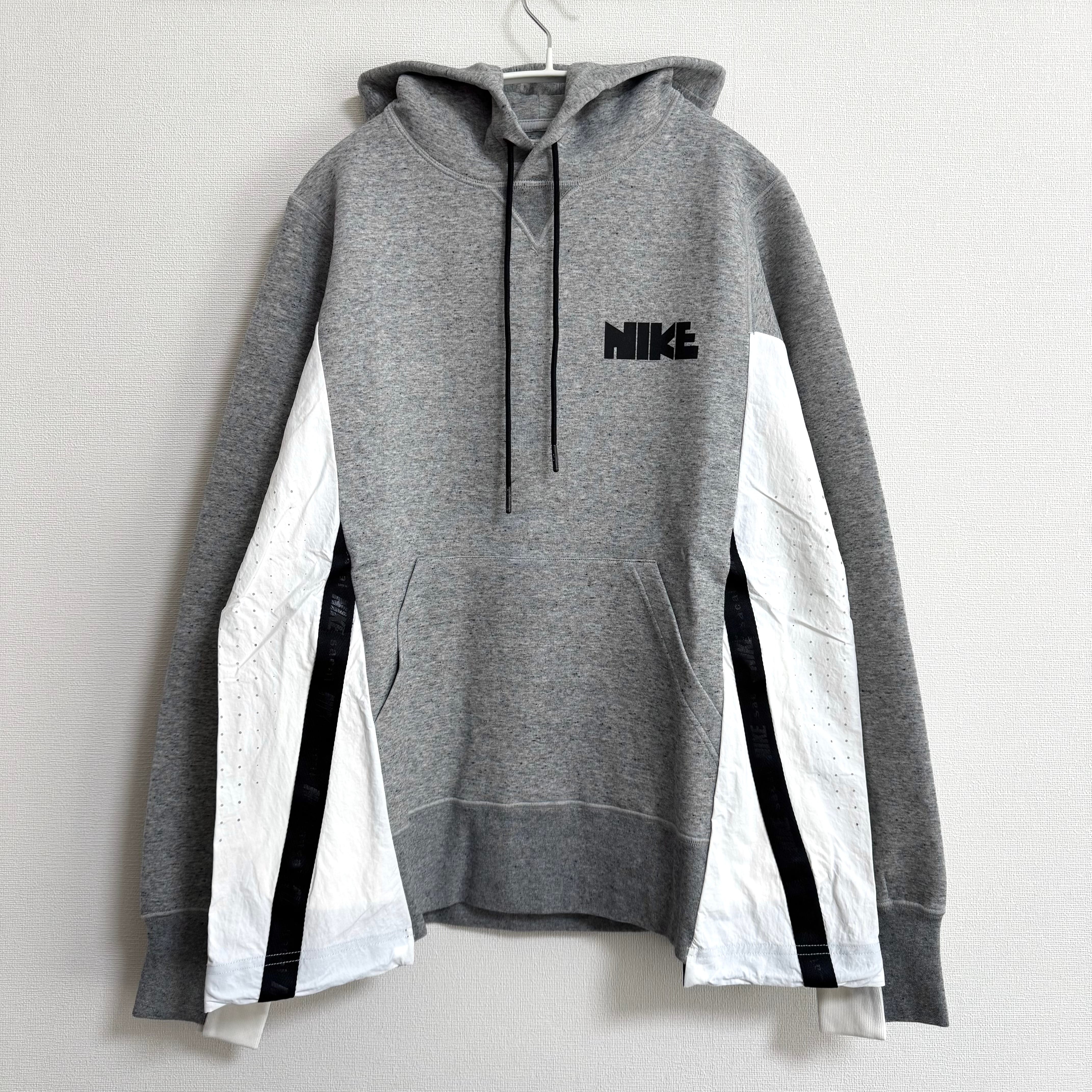 Sacai x Nike NRG Pullover Hoodie "Dark Grey Heather"