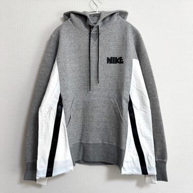 Sacai x Nike NRG Pullover Hoodie "Dark Grey Heather"