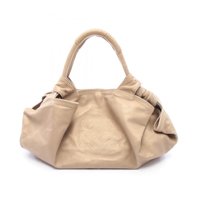 ロエベ LOEWE ナッパアイレ ハンドバッグ バッグ レザー レディース ゴールド系 【中古】
