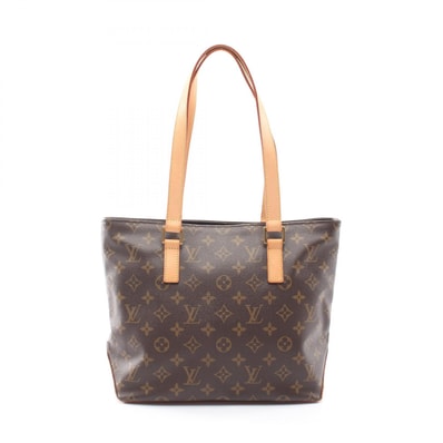 ルイ・ヴィトン LOUIS VUITTON カバピアノ モノグラム ショルダーバッグ バッグ PVCコーティングキャンバス レザー レディース ブラウン系 M51148 【中古】