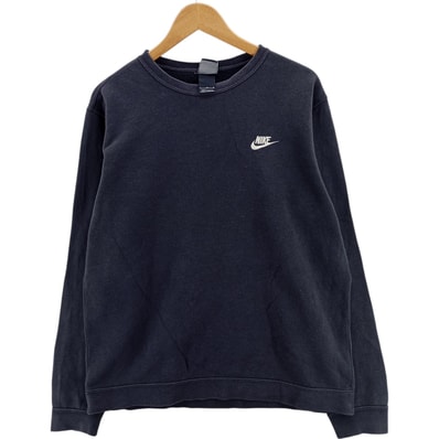 古着 ナイキ NIKE ワンポイントロゴスウェットシャツ トレーナー メンズL相当/eaa418703