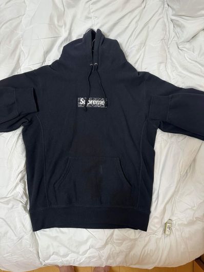 Supreme Bandana Box Logo Hooded Sweatshirt "Black"