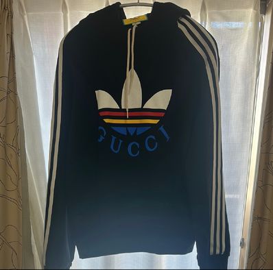 アディダス グッチ adidas gucci パーカー ブラック