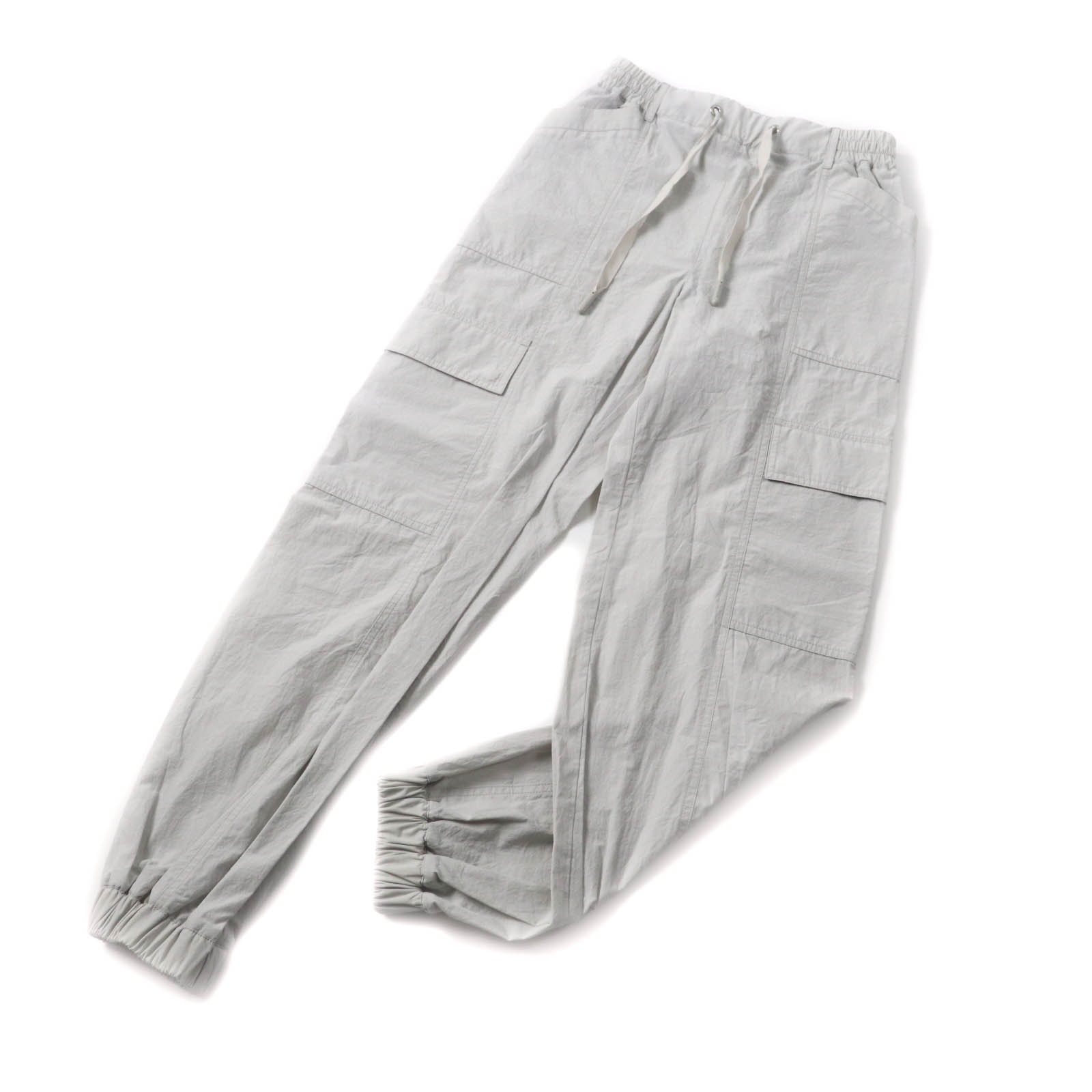 極美品 モンクレール
 カーゴパンツ PANTALONE ライトグレー レディース 38