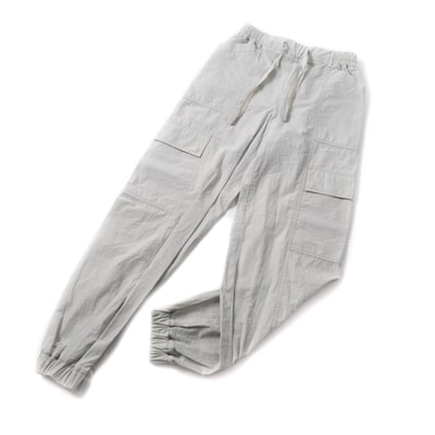 極美品 モンクレール
カーゴパンツ PANTALONE ライトグレー レディース 38