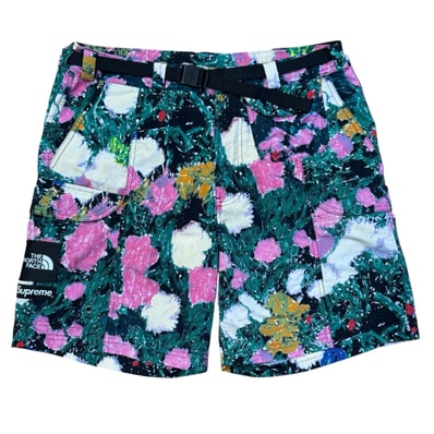 Supreme x The North Face Trekking Packable Belted Short "Flowers"