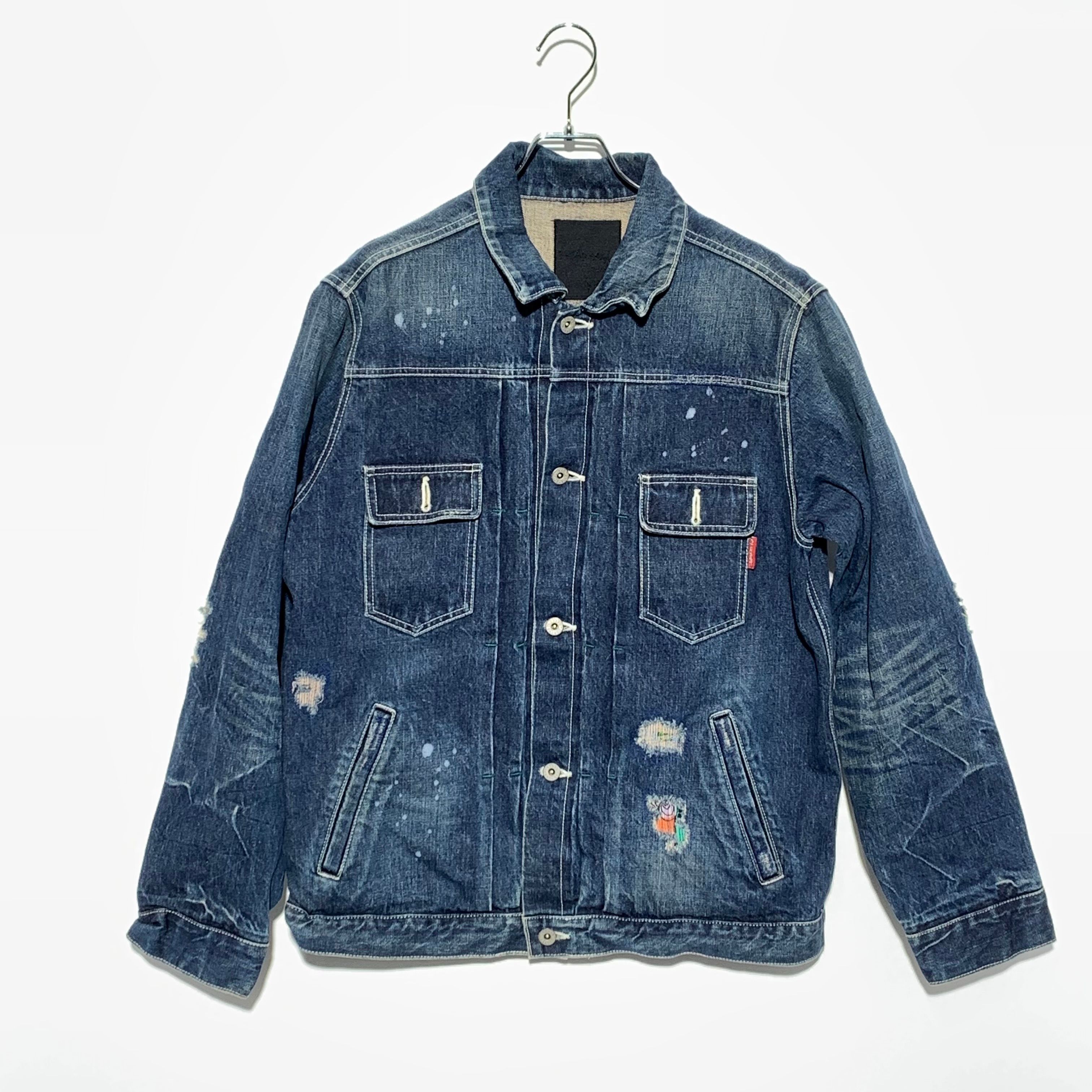 STUSSY HAMAMATHU CHAPTER LIMITED EDITION DENIM JACKET lndigo