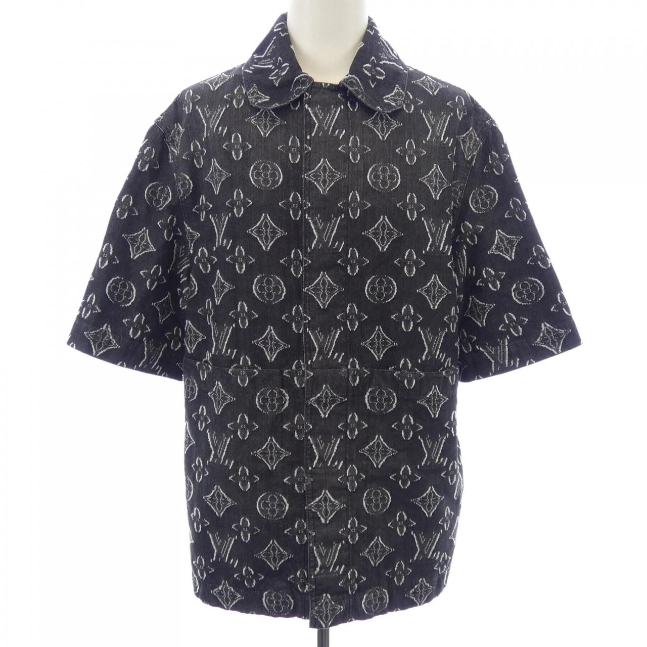 ルイヴィトン LOUIS VUITTON モノグラムショートスリーブシャンブレーシャツ HPS73WARS S/Sシャツ