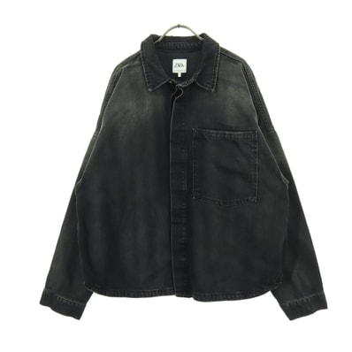 ZARA ザラ 長袖 デニムジャケット XL ダークグレー