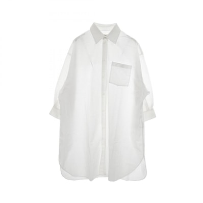 セリーヌ CELINE トリオンフ シャツ 衣料品 トップス コットン レディース ホワイト系 【中古】