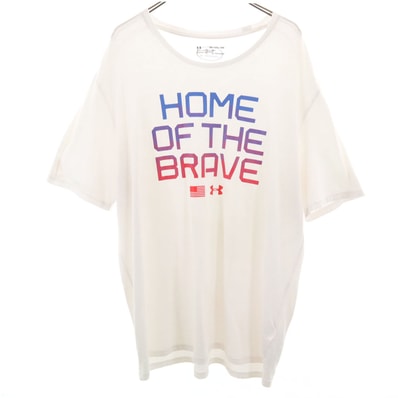 UNDER ARMOUR アンダーアーマー 半袖 Tシャツ 2XL ホワイト ビッグサイズ