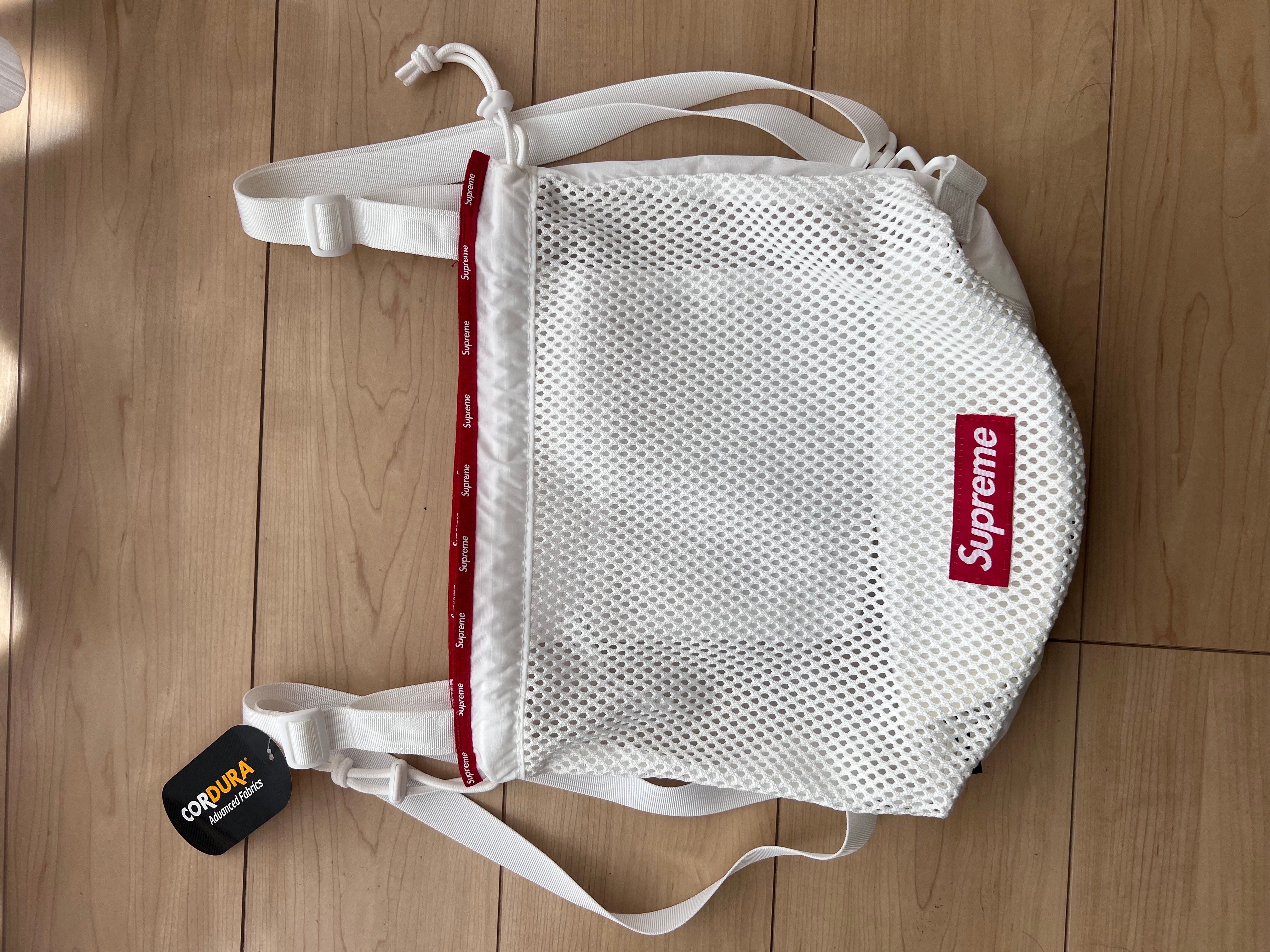 Supreme Mesh Small Backpack "White"