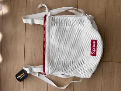 Supreme Mesh Small Backpack "White"