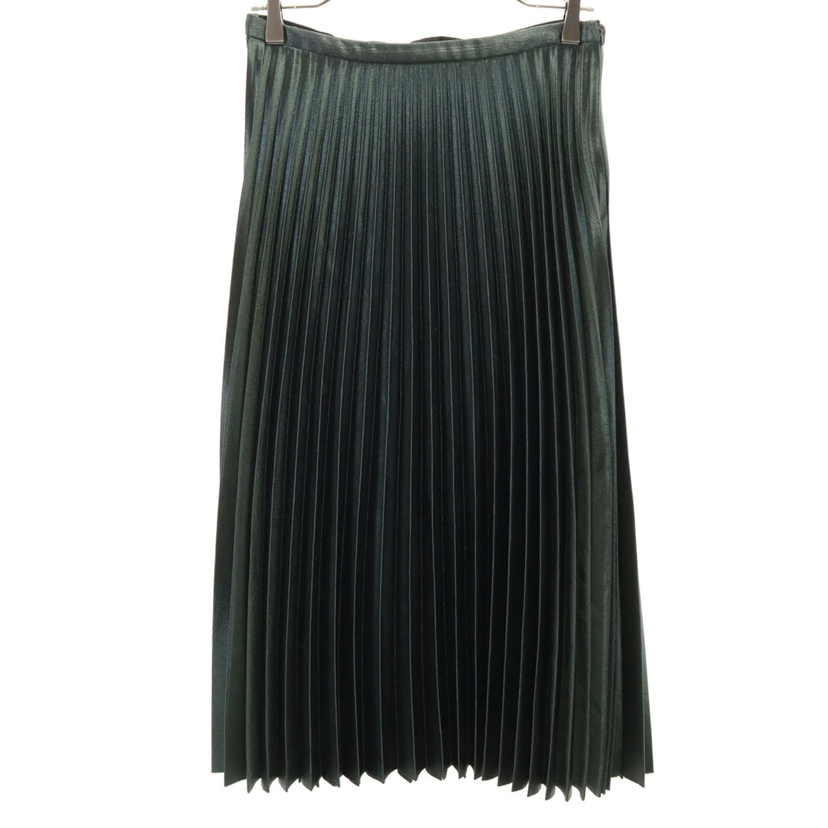 ZARA WOMAN ザラウーマン ロング丈 プリーツスカート M 深緑