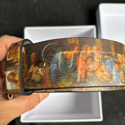 Supreme Last Supper Leather Belt "Multi"