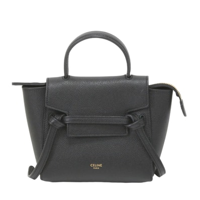 CELINE セリーヌ ベルトバッグ ピコ ハンドバッグ 194263ZVA.38NO ブラック