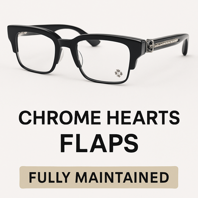 Chrome Hearts FLAPS Eyewear "Black/Silver"