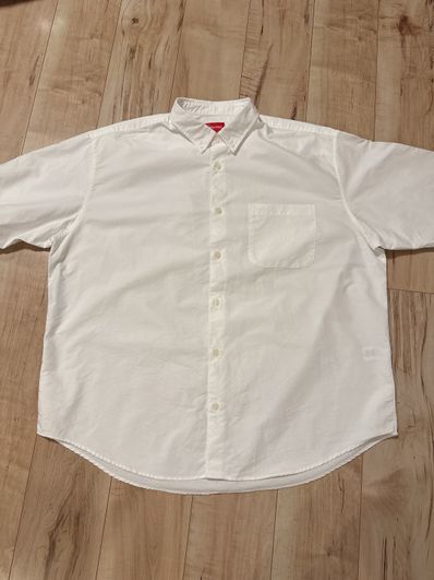 Supreme Loose Fit S/S Oxford Shirt "White"