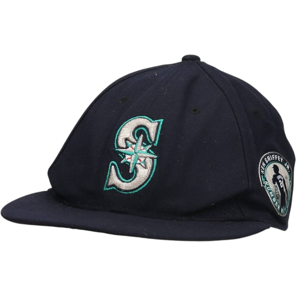 古着 ニューエラ NEW ERA MLB SEATTLE MARINERS シアトルマリナーズ ベースボールキャップ 6パネルキャップ フリーサイズ相当/gaa007410