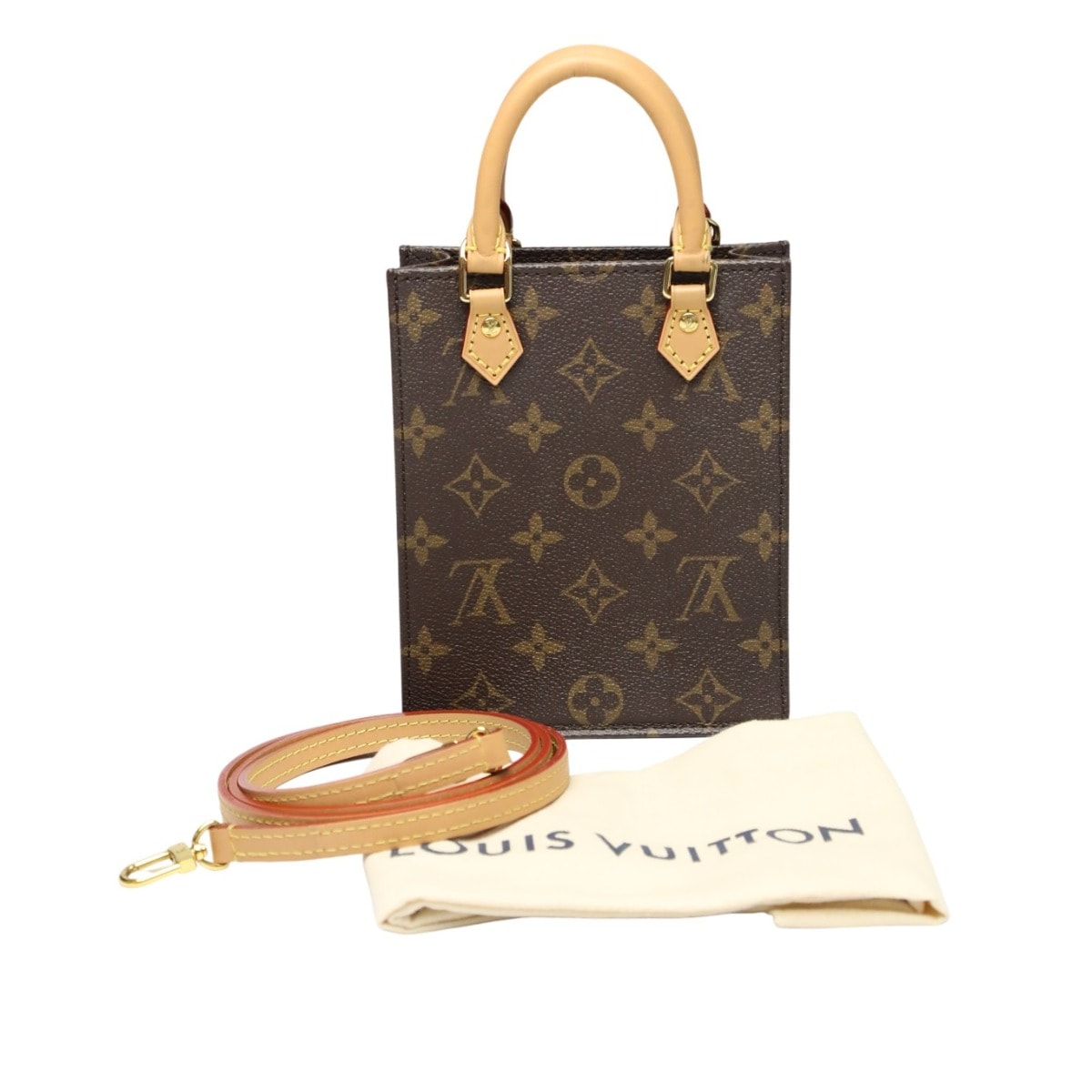 ルイヴィトン LOUIS VUITTON プティット・サックプラ M81295 モノグラム ショルダーバッグ