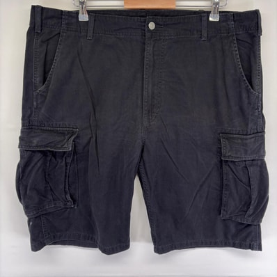 古着 リーバイス Levi's パンツ ハーフパンツ ショートパンツ 短パン ジッパーフライ カーゴ 半ズボン w40 ブラック系 メンズ