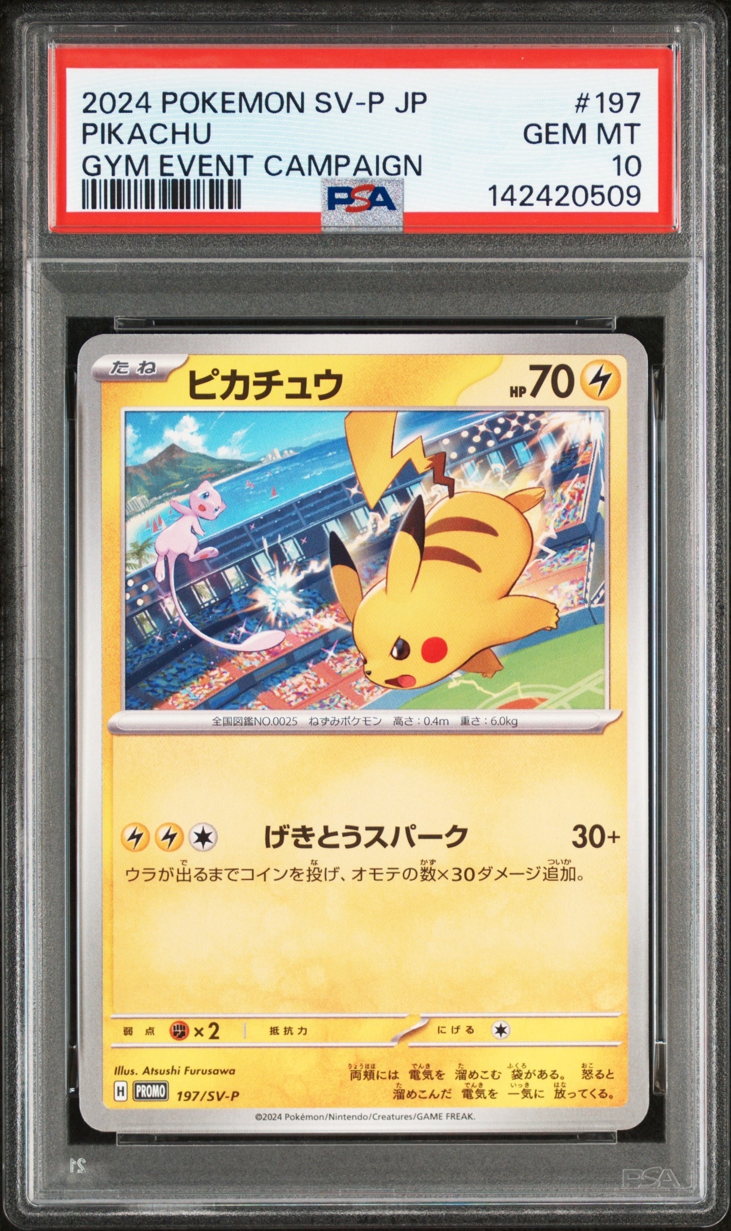 ピカチュウ P [SV-P 197](プロモーションカード「WCS2024 開催記念」)