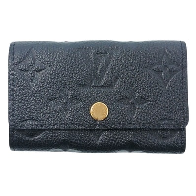 LOUIS VUITTON ルイ・ヴィトン ミュルティクレ6 キーケース M64421 モノグラムアンプラント ブラック ゴールド金具 レディース【中古】