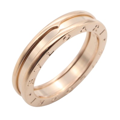 ブルガリ BVLGARI B-zero1 ビーゼロワン リング 1バンド リング・指輪 ジュエリー K18PG(ピンクゴールド) メンズ レディース ゴールド系 36003 【中古】