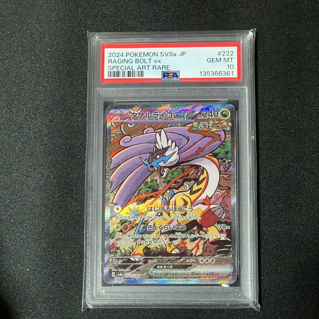 タケルライコex SAR [SV8a 222/187](ハイクラスパック「テラスタルフェスex」)