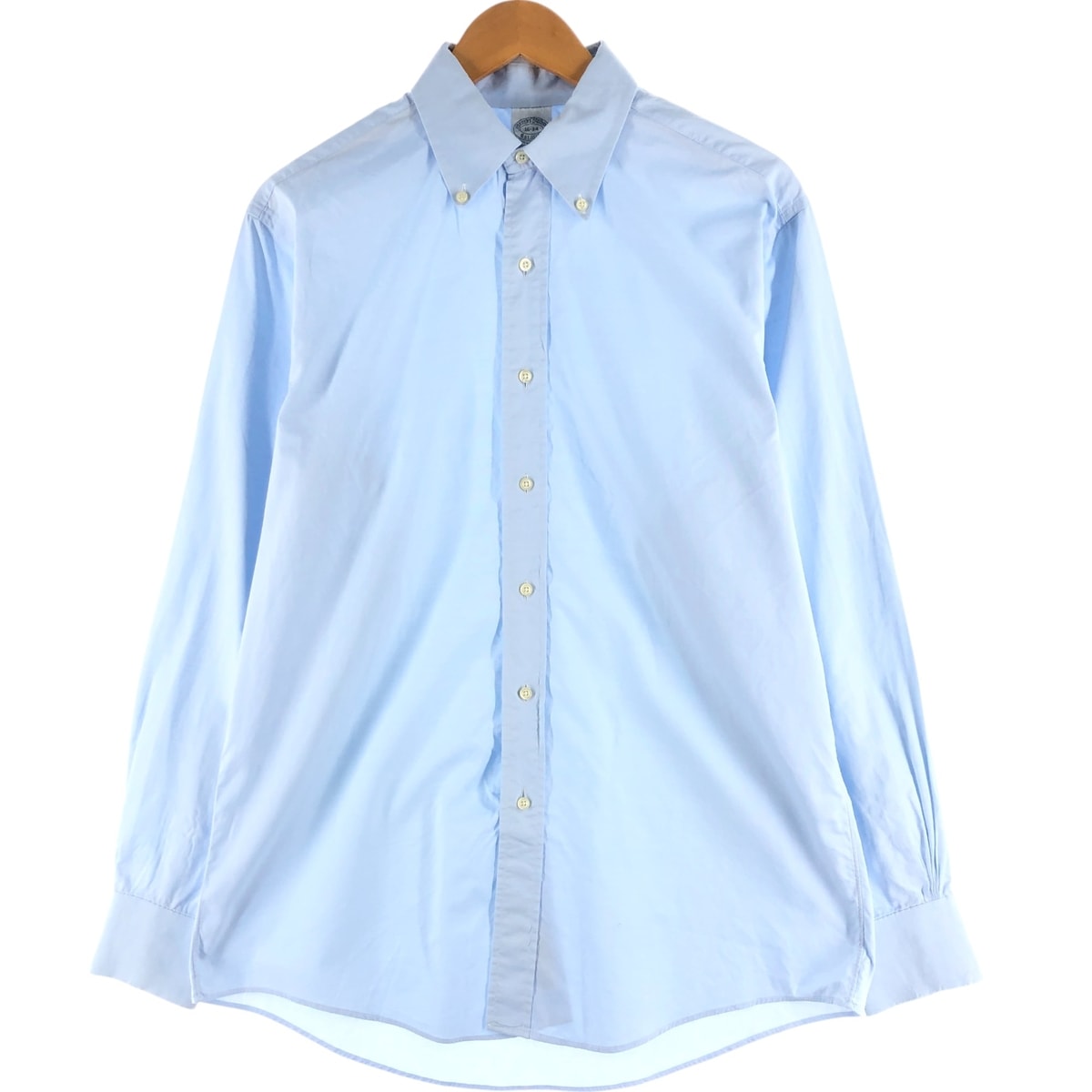 古着 80~90年代 ブルックスブラザーズ Brooks Brothers Est.1818 長袖 ボタンダウンシャツ USA製 メンズL相当/eaa558930