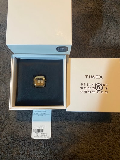 TIMEX x MM6 Maison Margiela T80 Ring Watch "Gold"