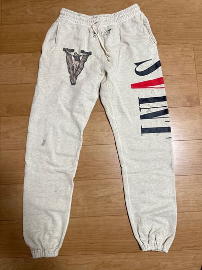 SAINT Mxxxxxx 22SS VLONE SWEAT PANTS "Grey"